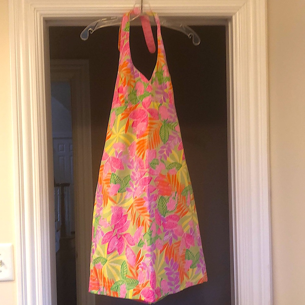 Lilly Pulitzer floral sun dress size 8
